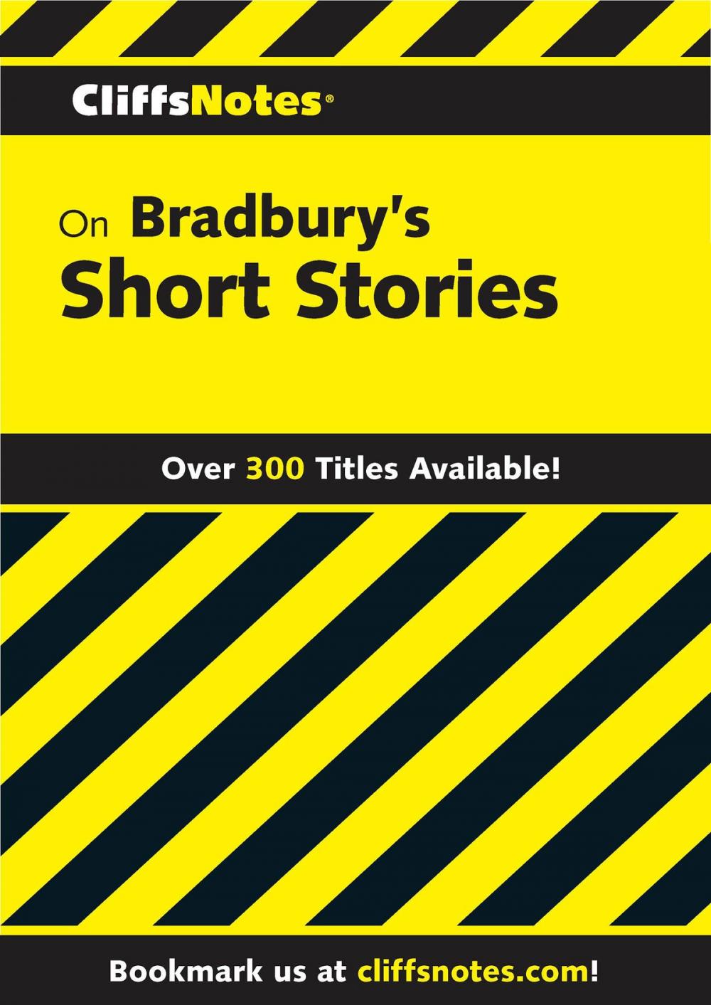 Big bigCover of CliffsNotes on Bradbury's Short Stories