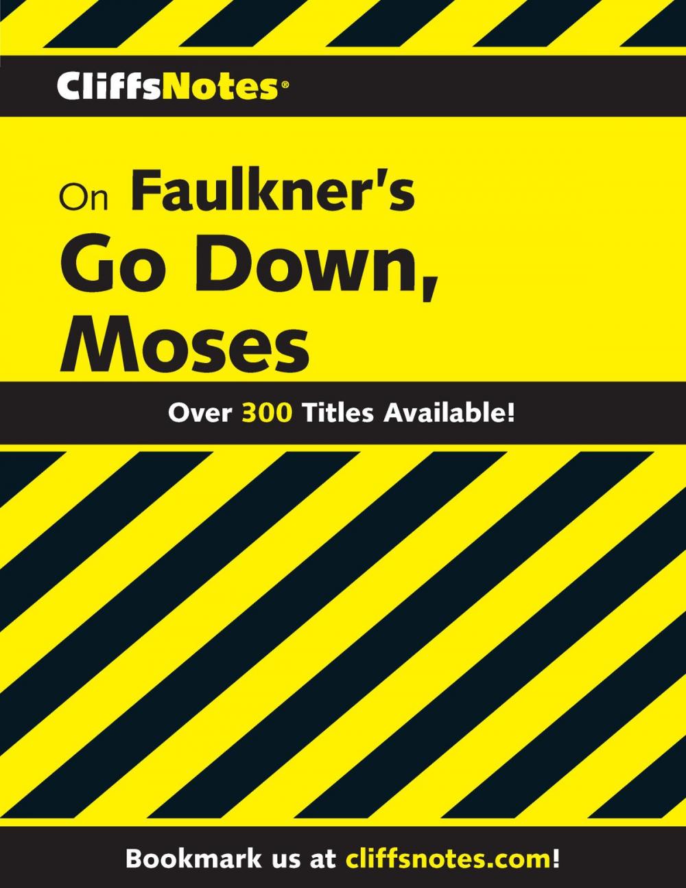 Big bigCover of CliffsNotes on Faulkner's Go Down, Moses