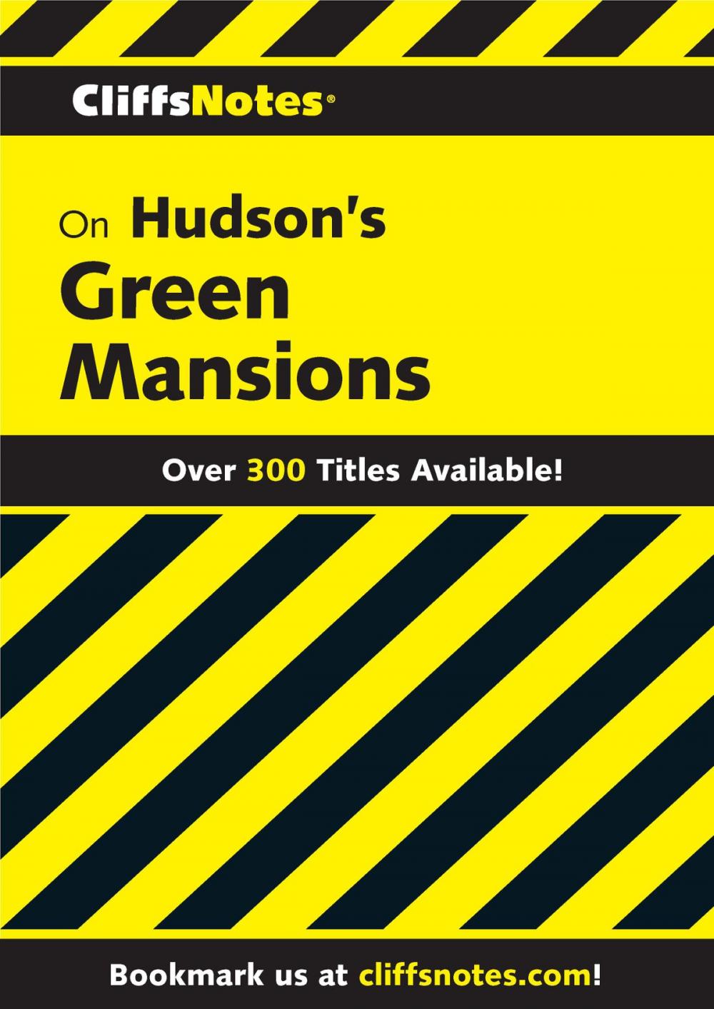 Big bigCover of CliffsNotes on Hudson's Green Mansions