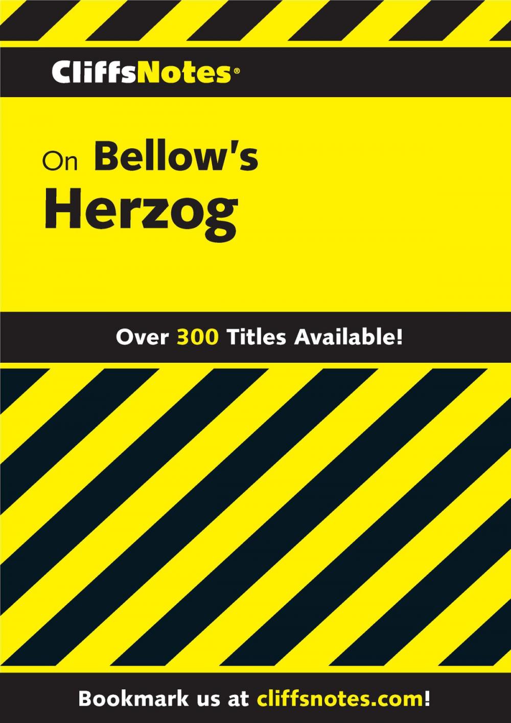 Big bigCover of CliffsNotes on Bellow's Herzog