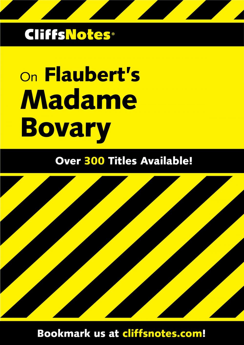 Big bigCover of CliffsNotes on Flaubert's Madame Bovary