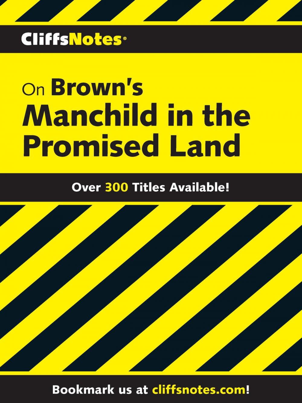 Big bigCover of CliffsNotes on Brown's Manchild in the Promised Land