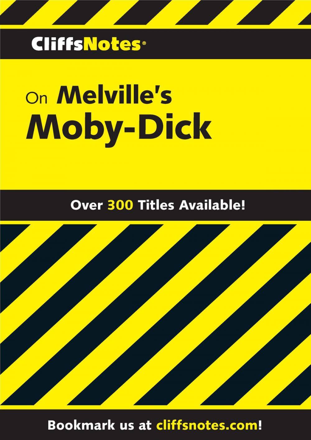 Big bigCover of CliffsNotes on Melville's Moby-Dick