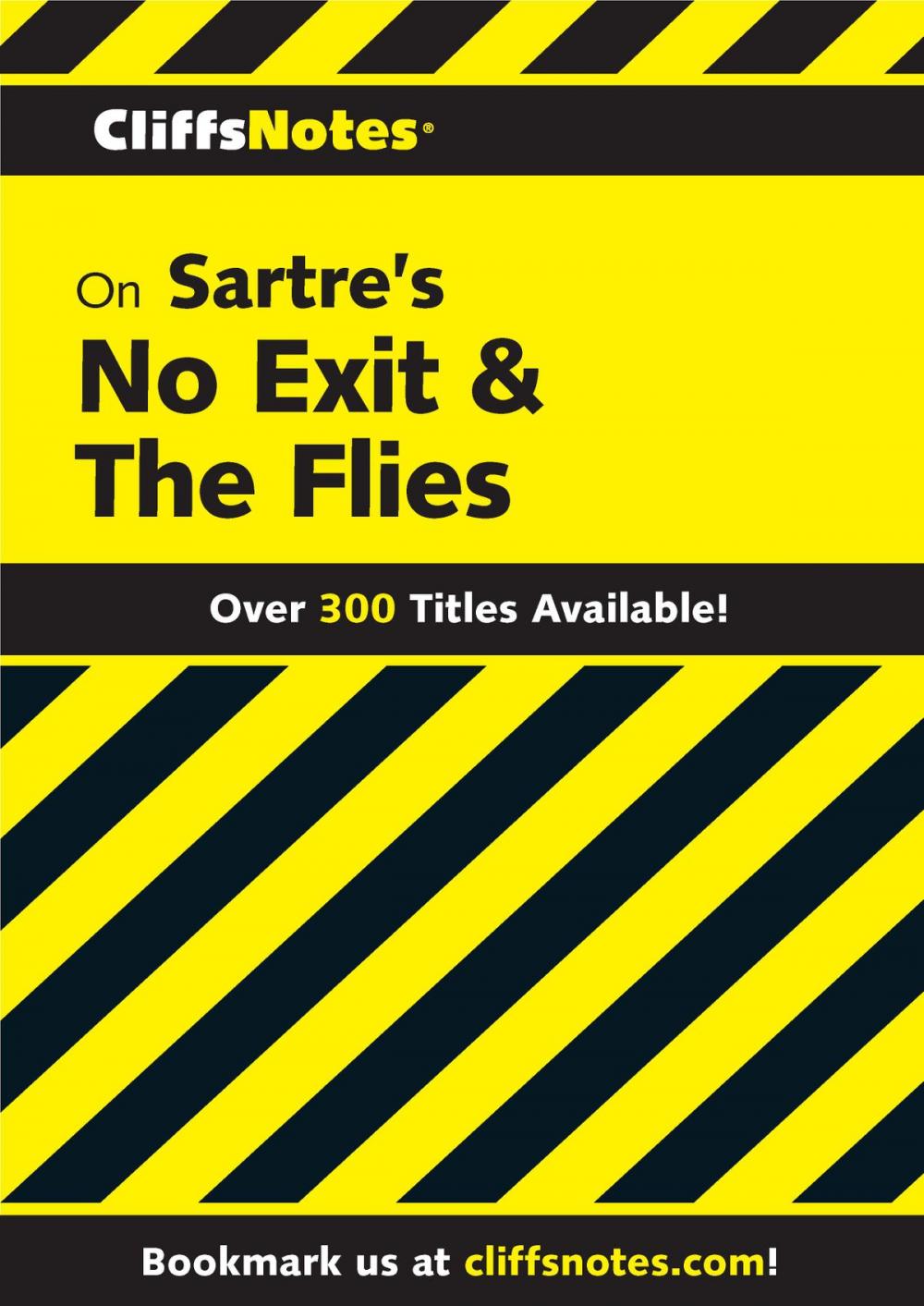 Big bigCover of CliffsNotes on Sartre's No Exit & The Flies