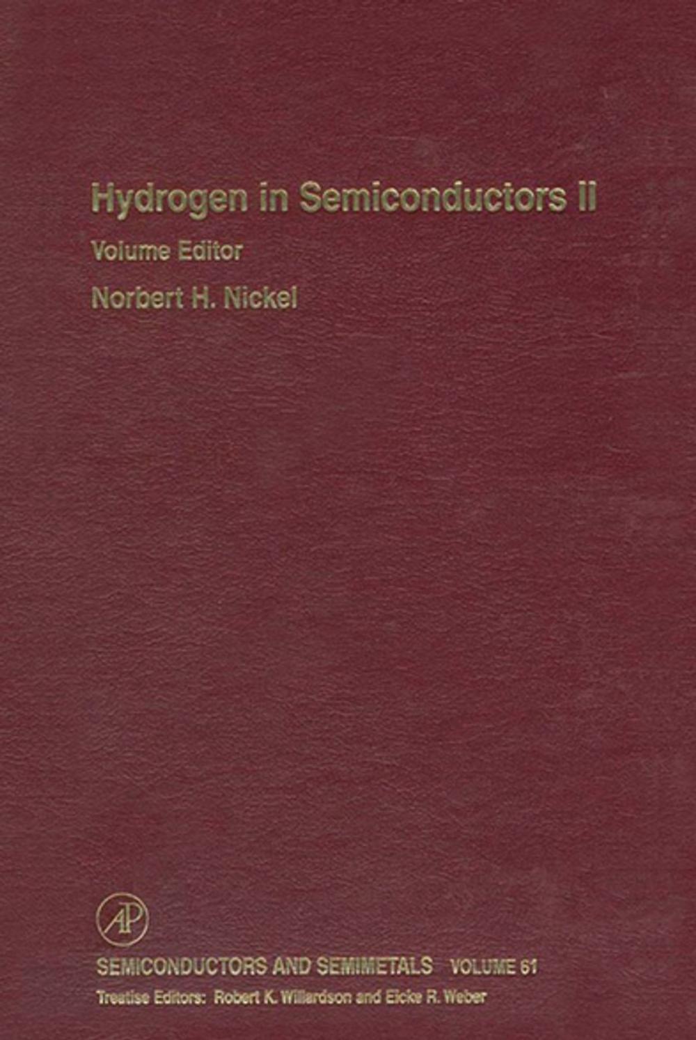 Big bigCover of Hydrogen in Semiconductors II