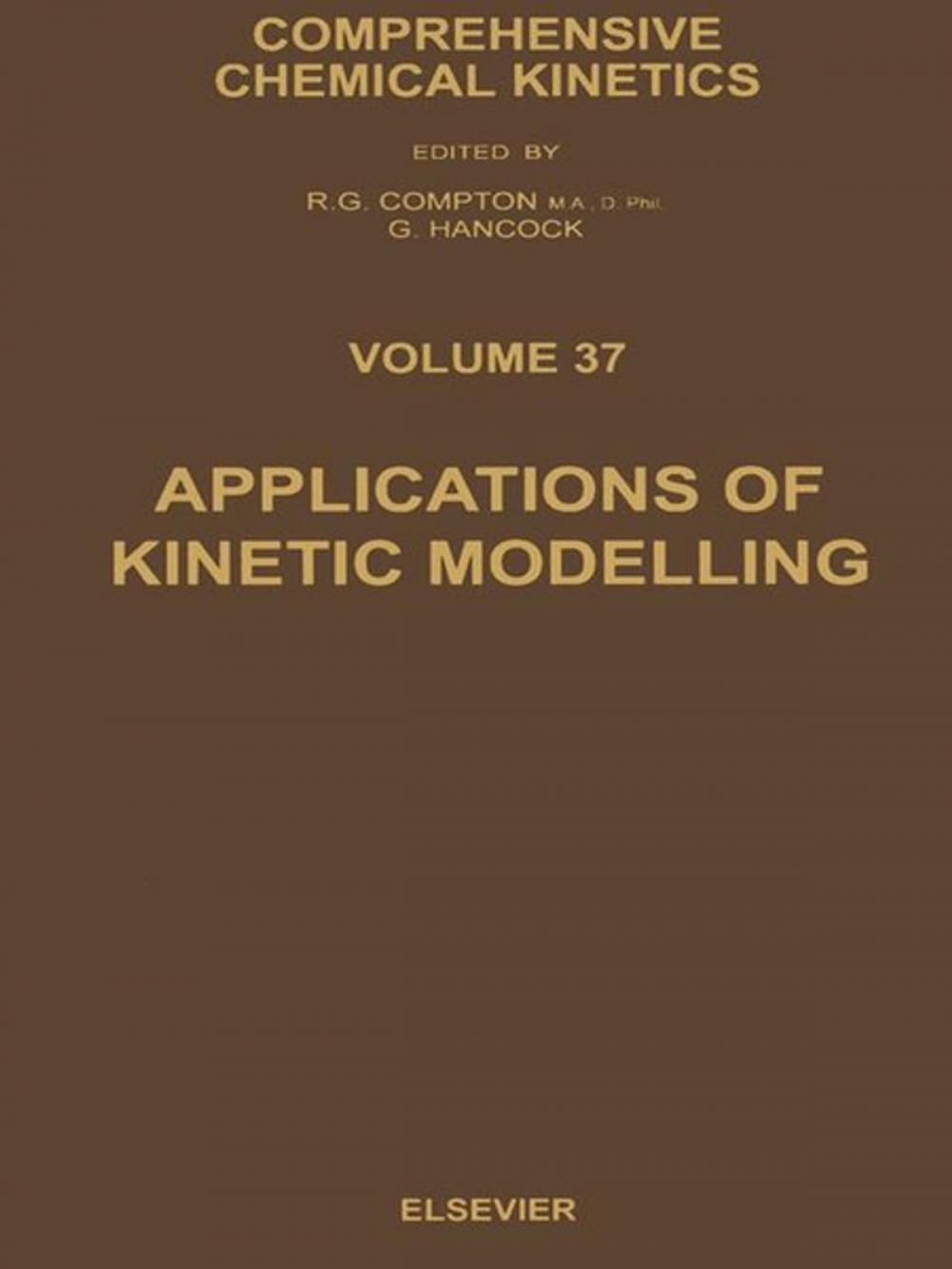 Big bigCover of Applications of Kinetic Modelling