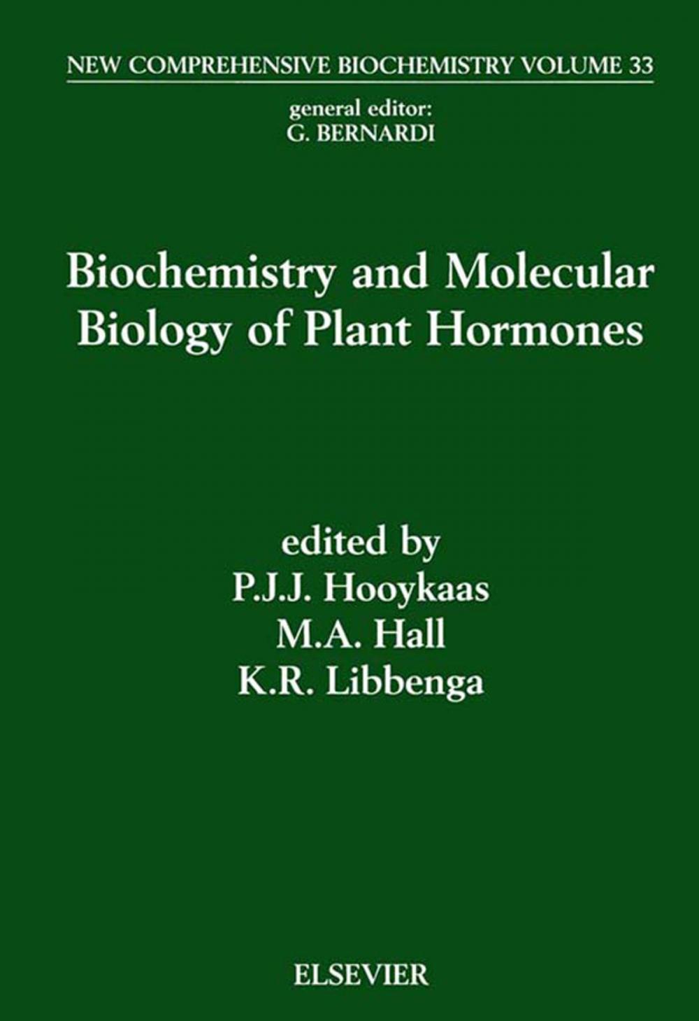 Big bigCover of Biochemistry and Molecular Biology of Plant Hormones