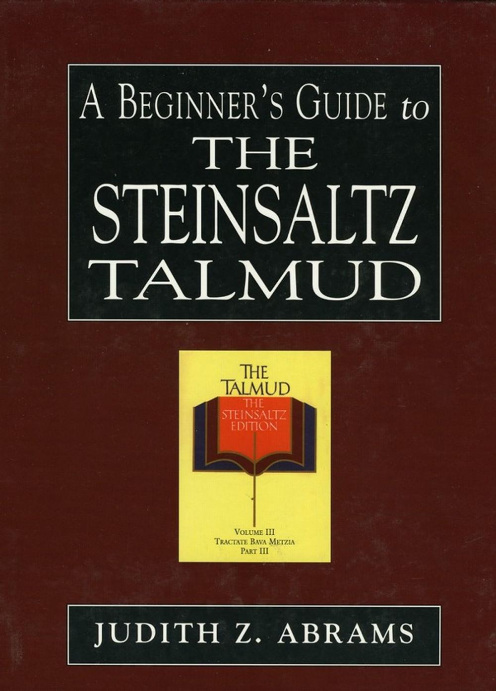 Big bigCover of A Beginner's Guide to the Steinsaltz Talmud