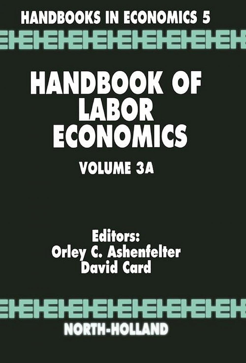 Big bigCover of Handbook of Labor Economics