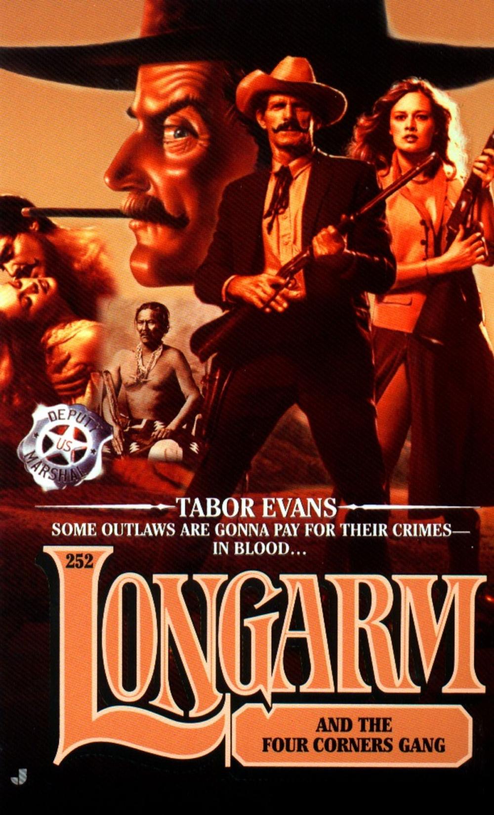 Big bigCover of Longarm 252: Longarm and the Four Corners Gang