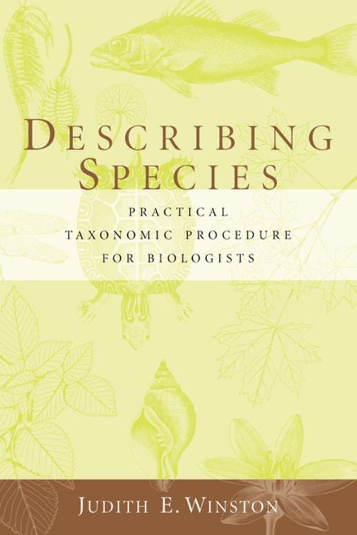 Cover of the book Describing Species by Judith Winston, Columbia University Press