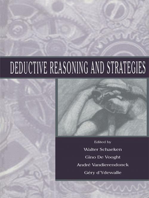 Cover of the book Deductive Reasoning and Strategies by , Taylor and Francis