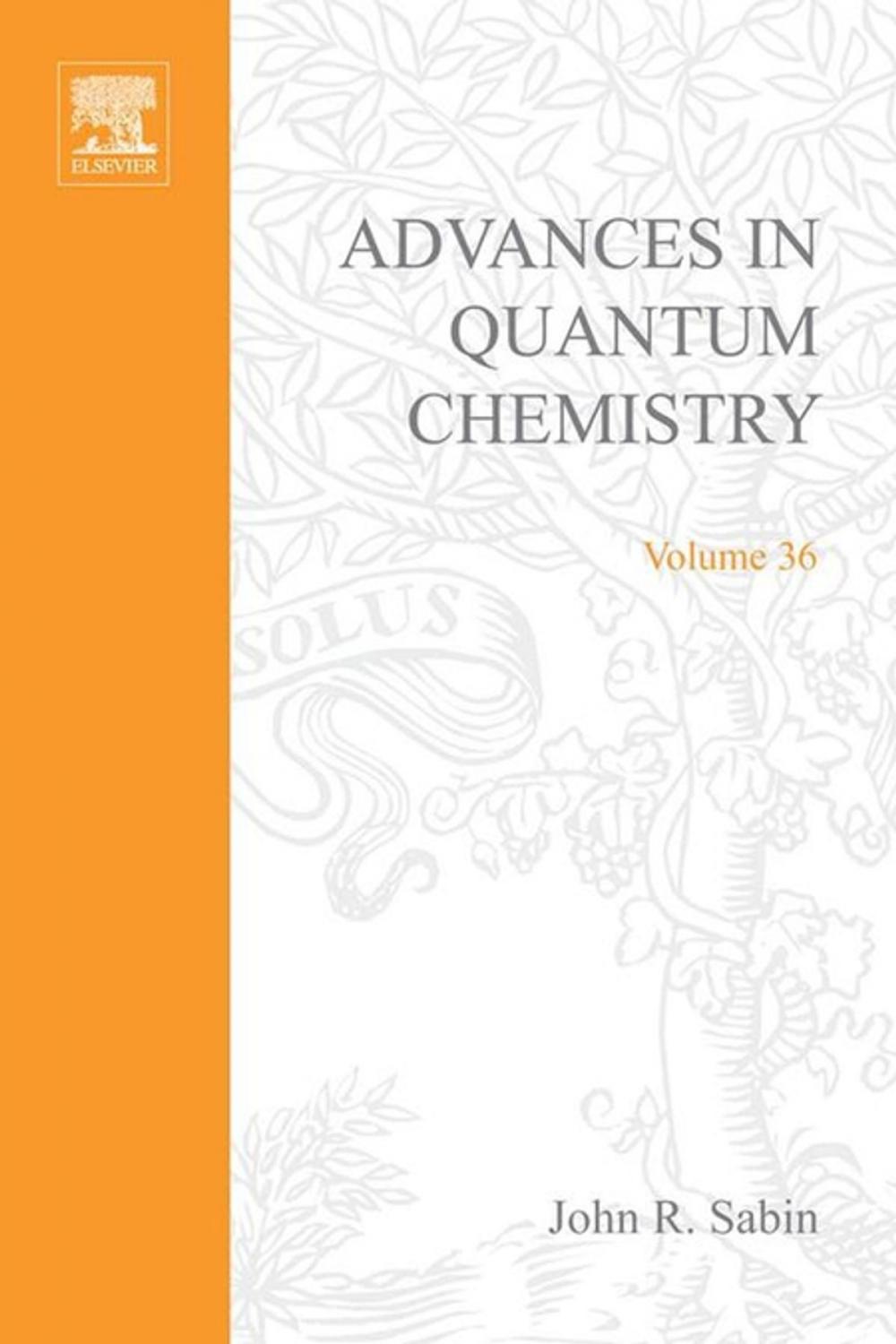 Big bigCover of Advances in Quantum Chemistry