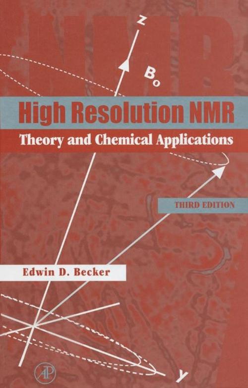 Cover of the book High Resolution NMR by Edwin D. Becker, Elsevier Science