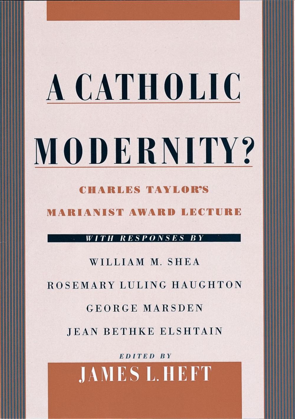 Big bigCover of A Catholic Modernity?