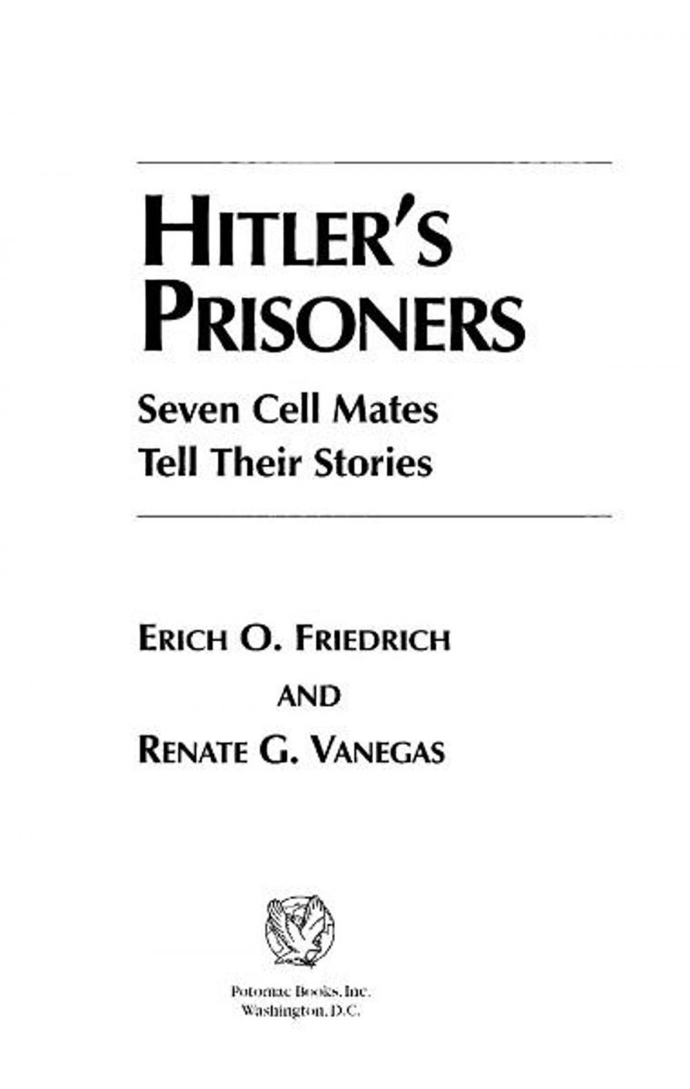 Big bigCover of Hitler's Prisoners