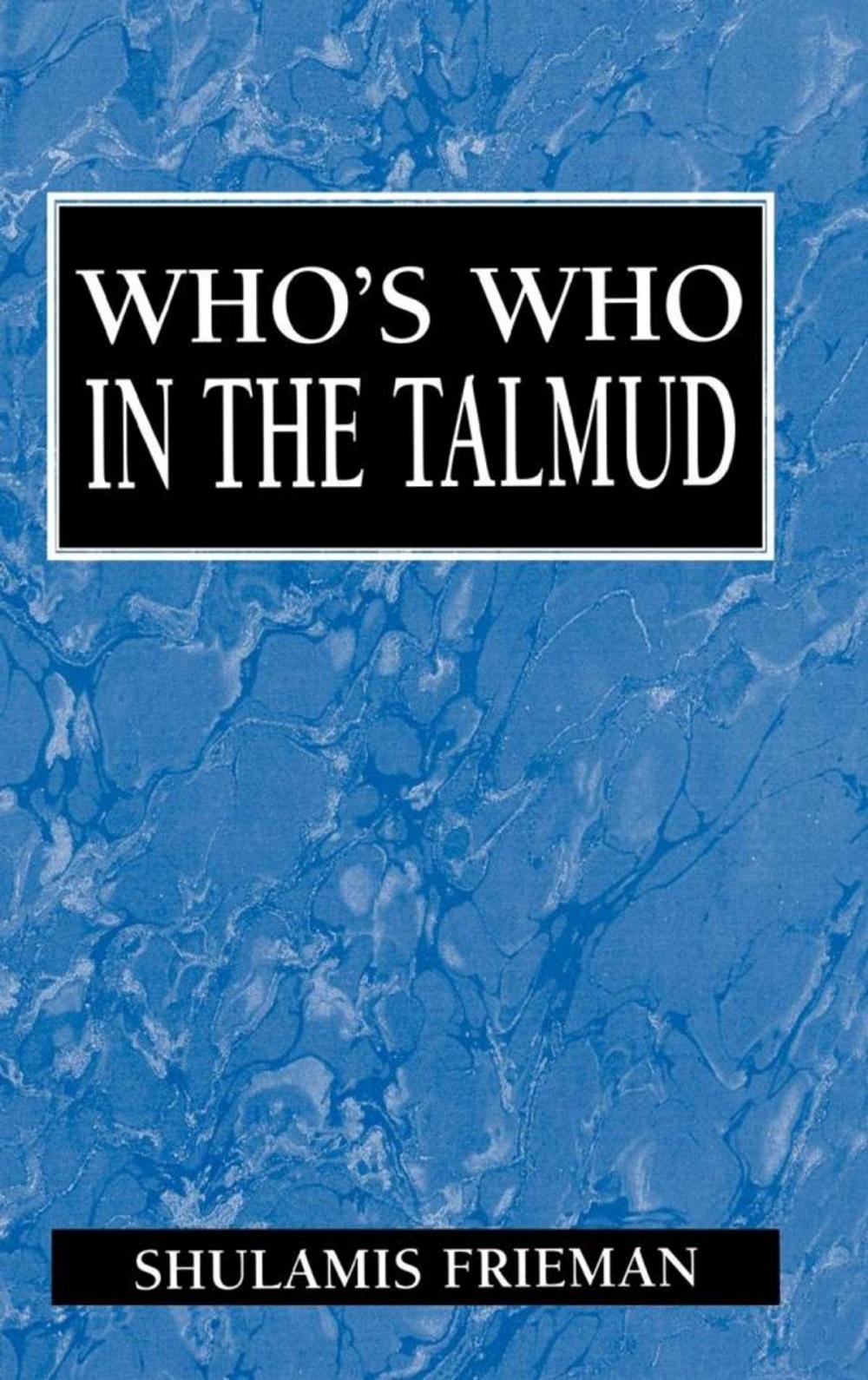 Big bigCover of Who's Who in the Talmud