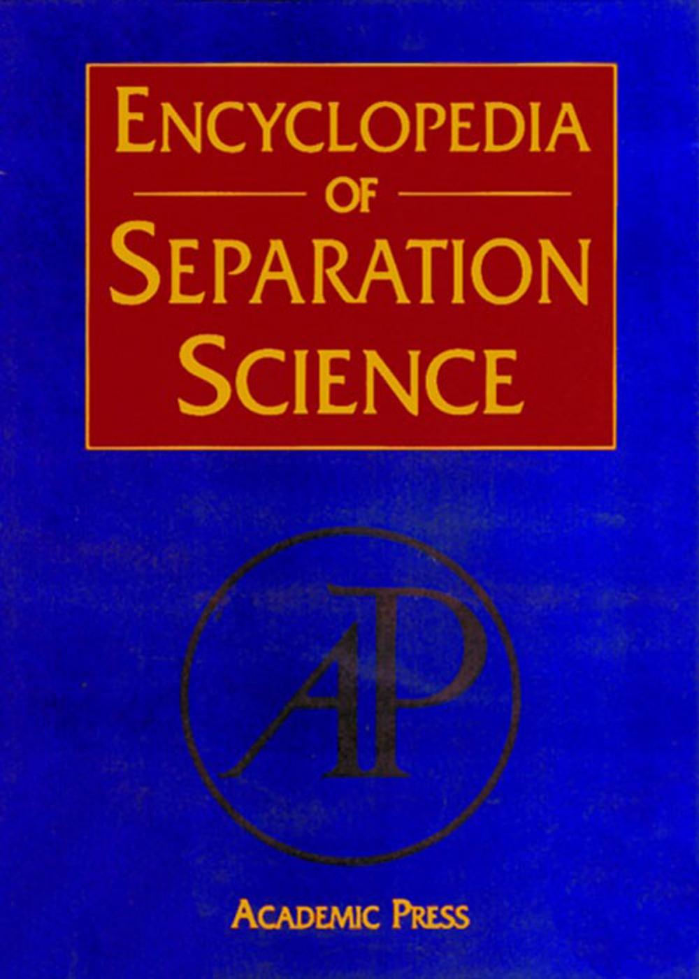 Big bigCover of Encyclopedia of Separation Science