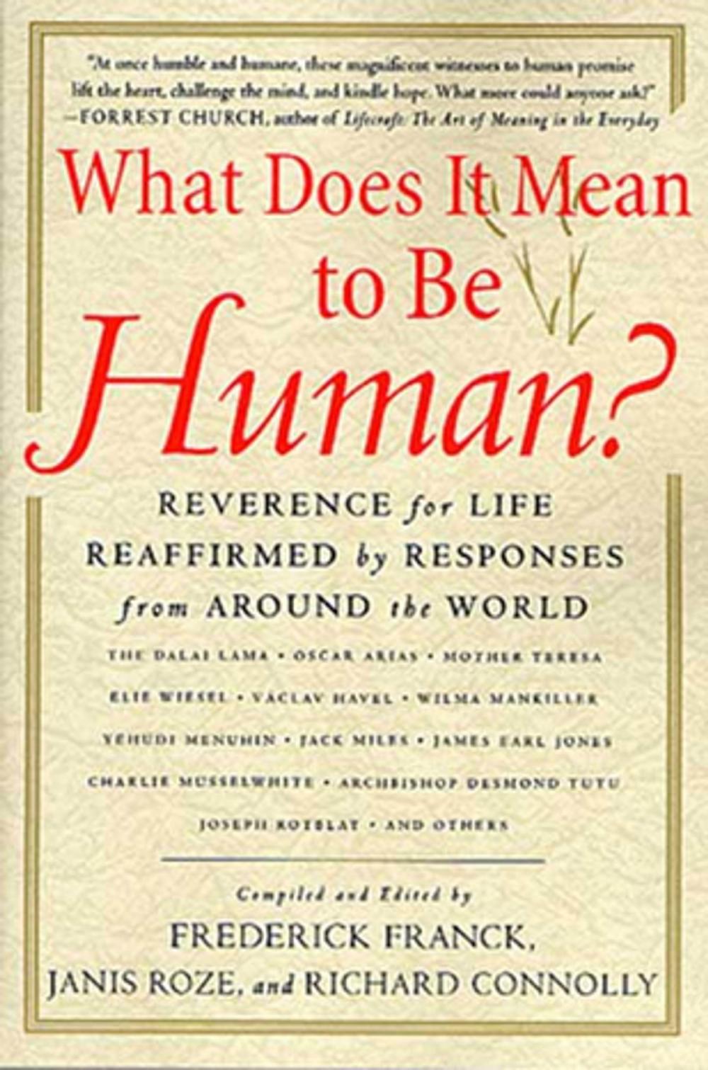 Big bigCover of What Does It Mean to Be Human?