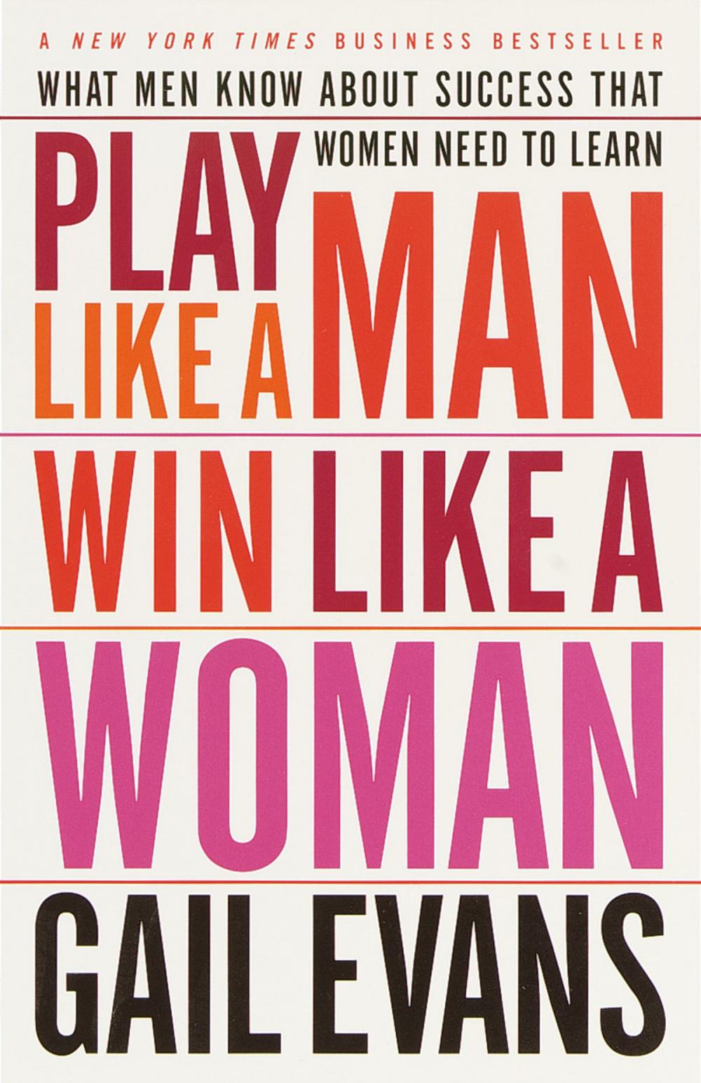 Big bigCover of Play Like a Man, Win Like a Woman