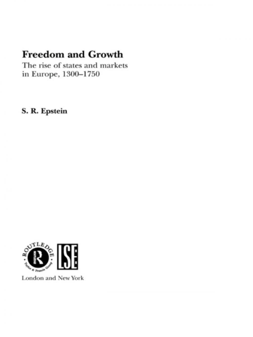 Big bigCover of Freedom and Growth