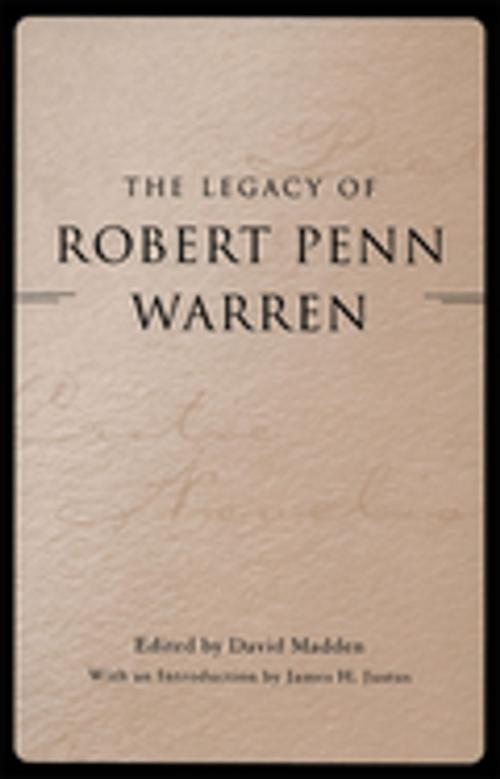 Cover of the book The Legacy of Robert Penn Warren by , LSU Press