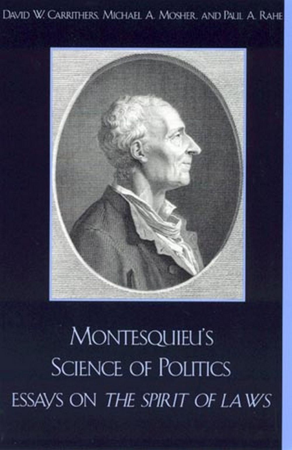 Big bigCover of Montesquieu's Science of Politics