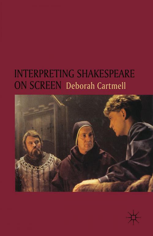 Cover of the book Interpreting Shakespeare on Screen by Hester Bradley, Macmillan Education UK