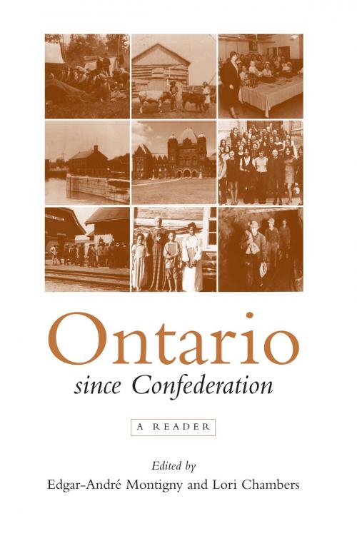 Cover of the book Ontario Since Confederation by , University of Toronto Press, Scholarly Publishing Division