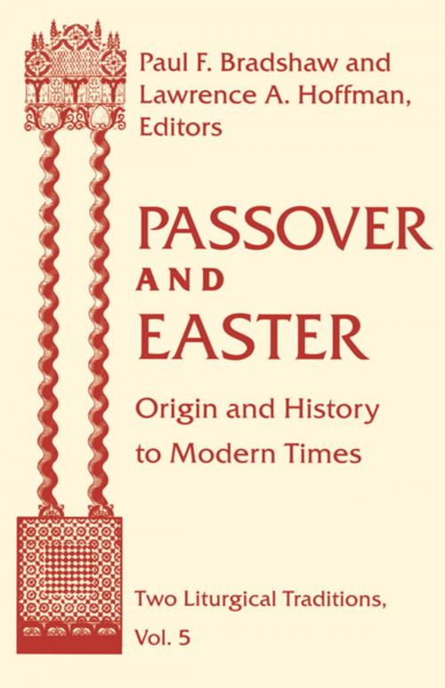 Cover of the book Passover and Easter by , University of Notre Dame Press