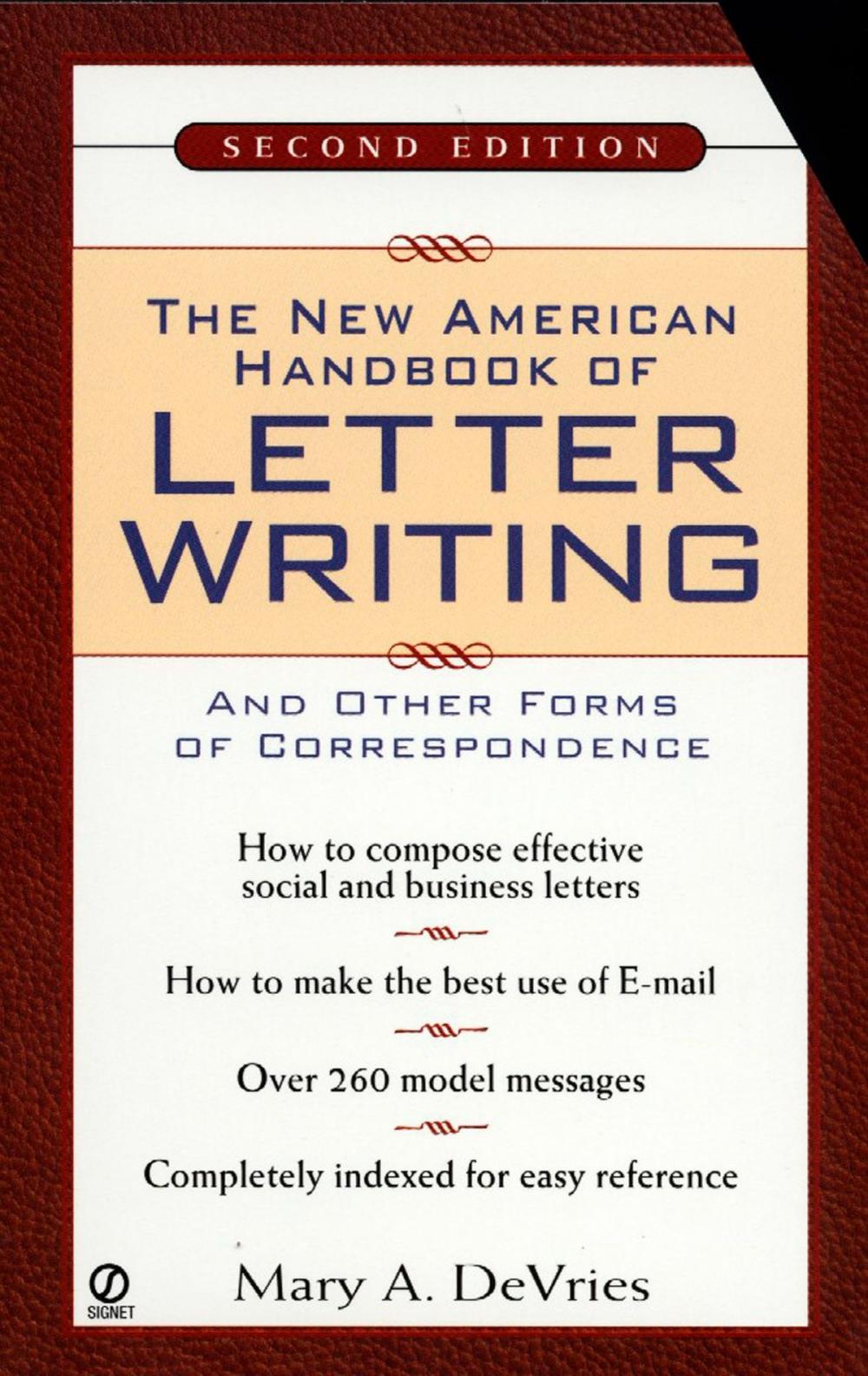 Big bigCover of The New American Handbook of Letter Writing