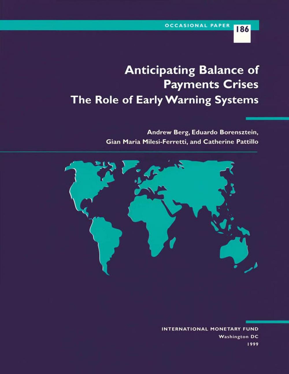 Big bigCover of Anticipating Balance of Payments Crises--The Role of Early Warning Systems