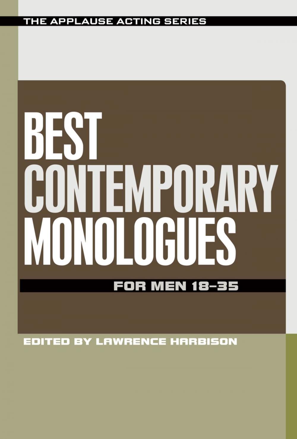 Big bigCover of Best Contemporary Monologues for Men 18-35