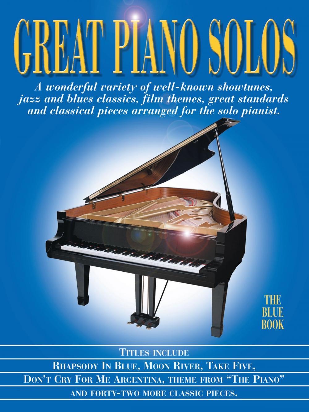 Big bigCover of Great Piano Solos: The Blue Book