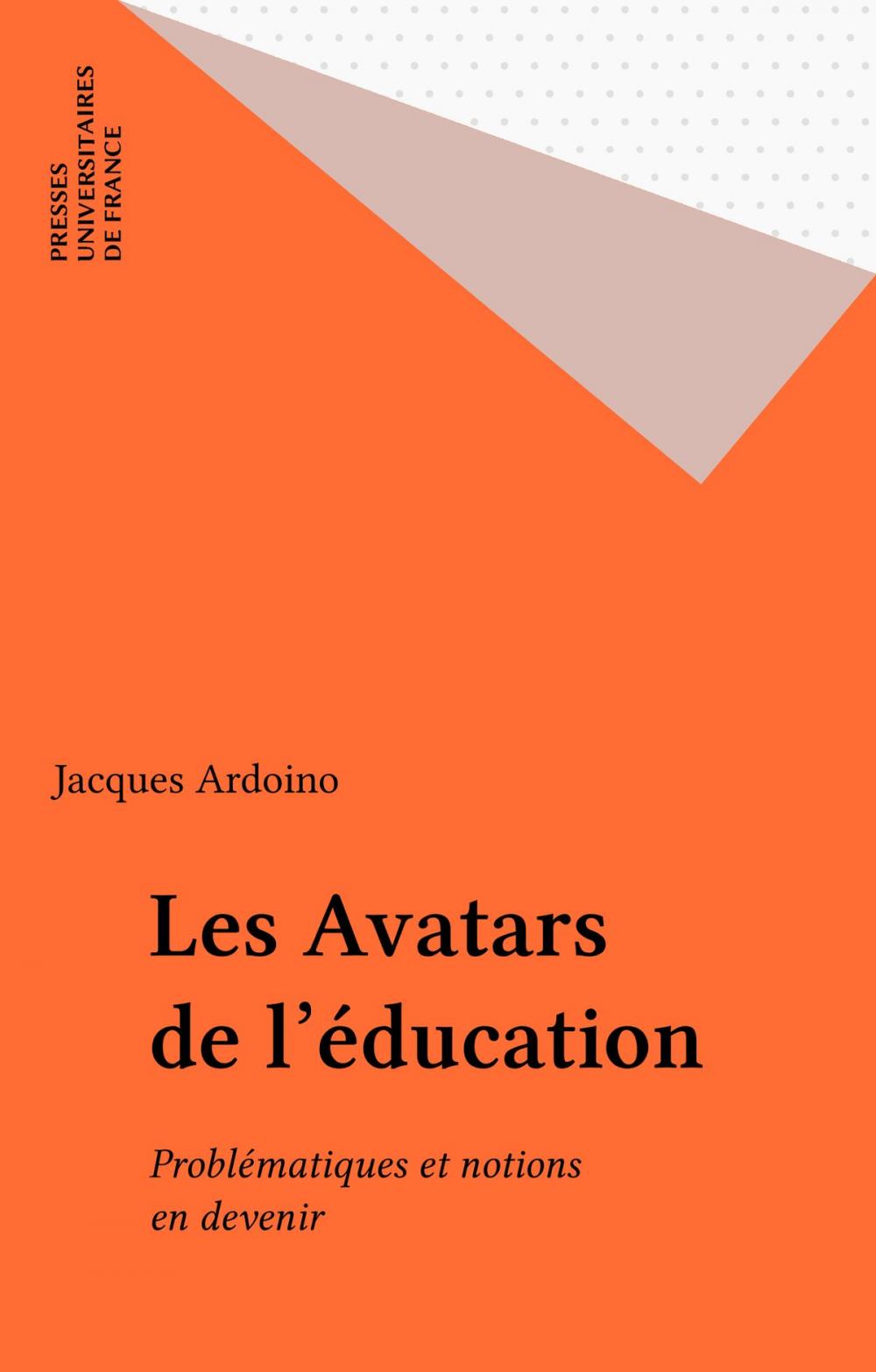 Big bigCover of Les Avatars de l'éducation