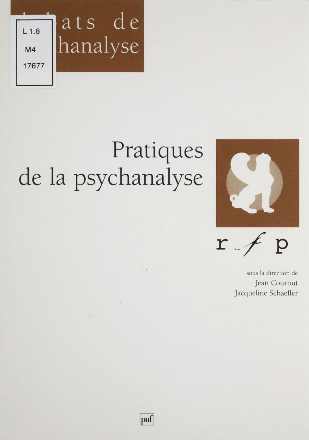 Big bigCover of Pratiques de la psychanalyse