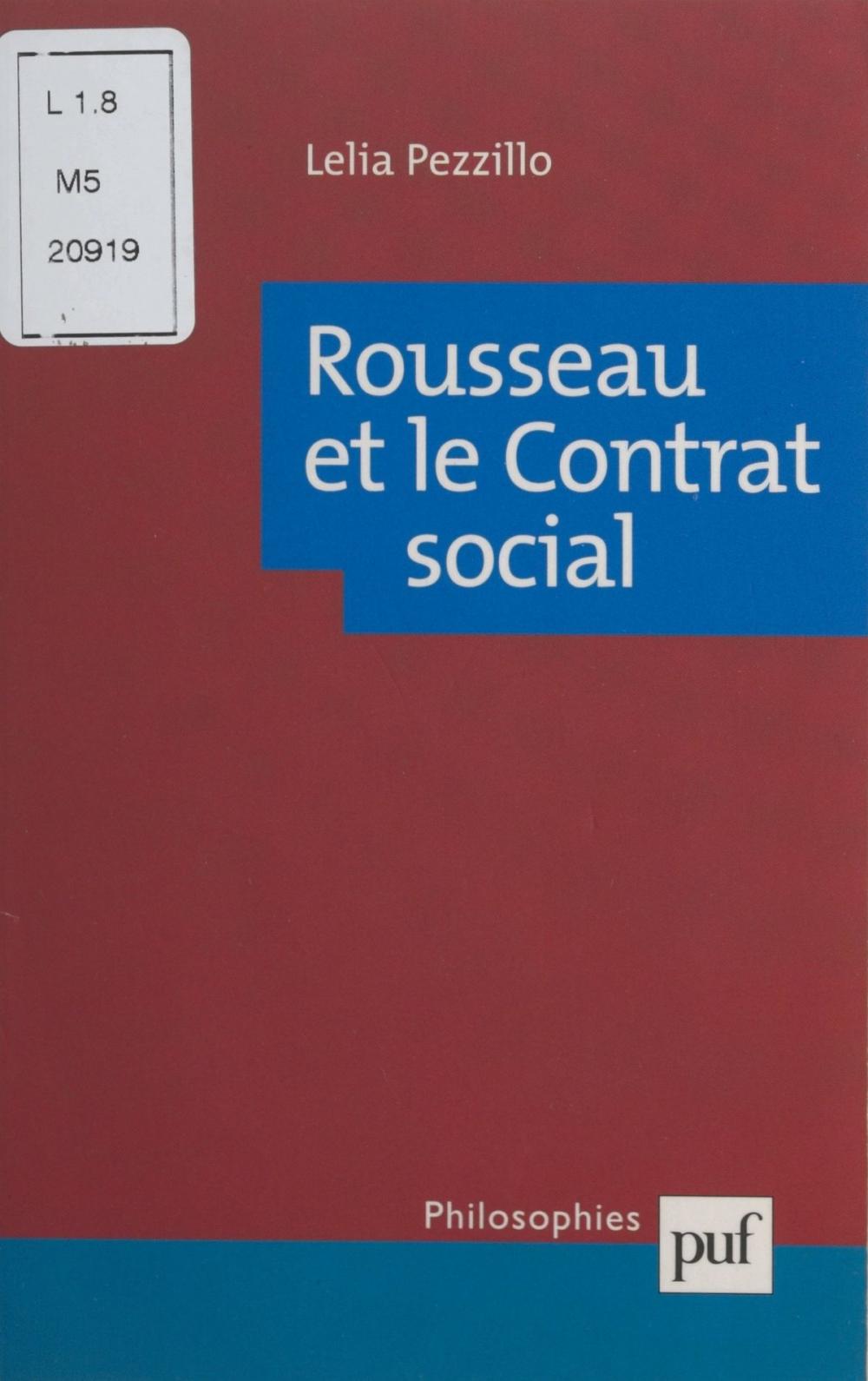 Big bigCover of Rousseau et le Contrat social