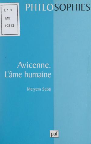 Cover of the book Avicenne by Paul Fraisse, Paul Guillaume