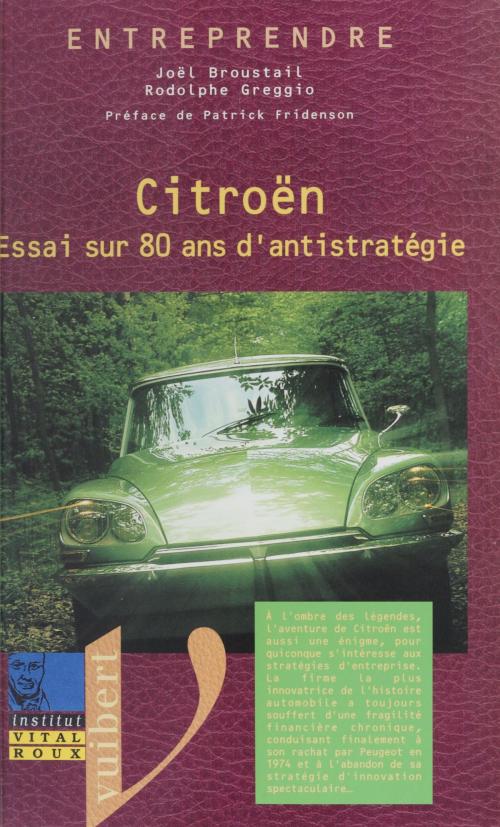 Cover of the book Citroën by Collectif, Vuibert (réédition numérique FeniXX)