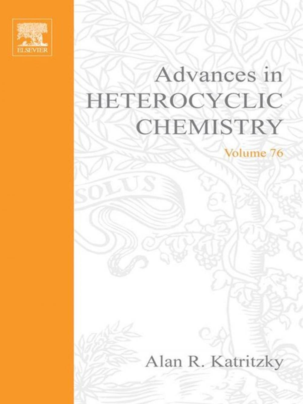 Big bigCover of Advances in Heterocyclic Chemistry