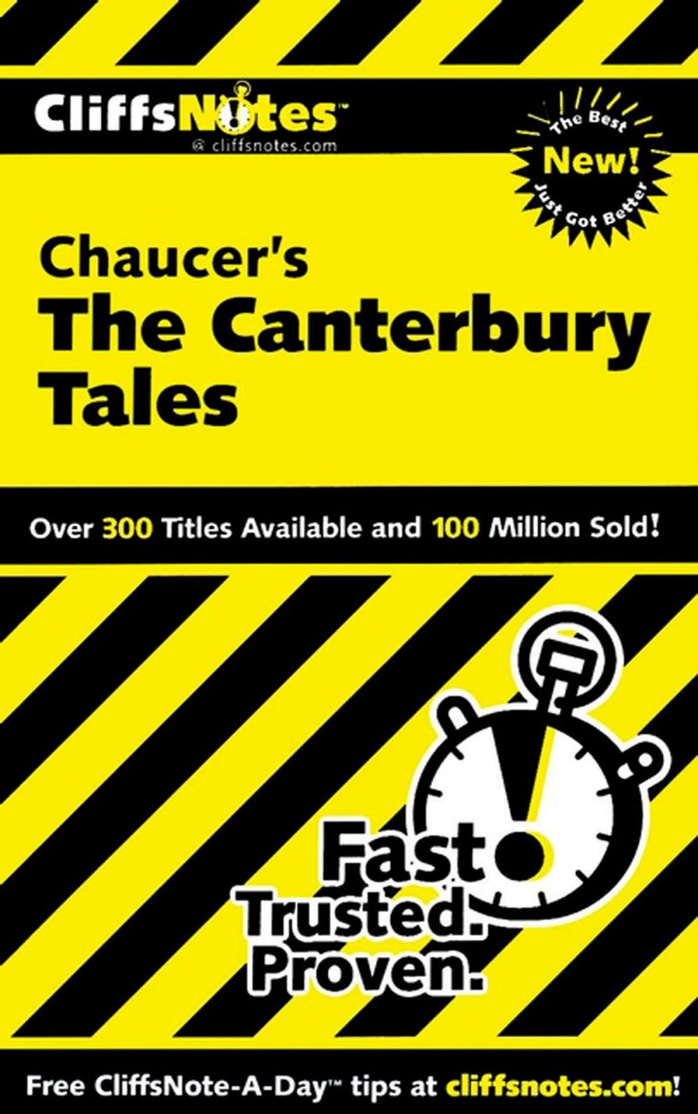 Big bigCover of CliffsNotes on Chaucer's The Canterbury Tales