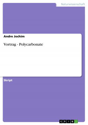 Cover of the book Vortrag - Polycarbonate by Diana von Harten
