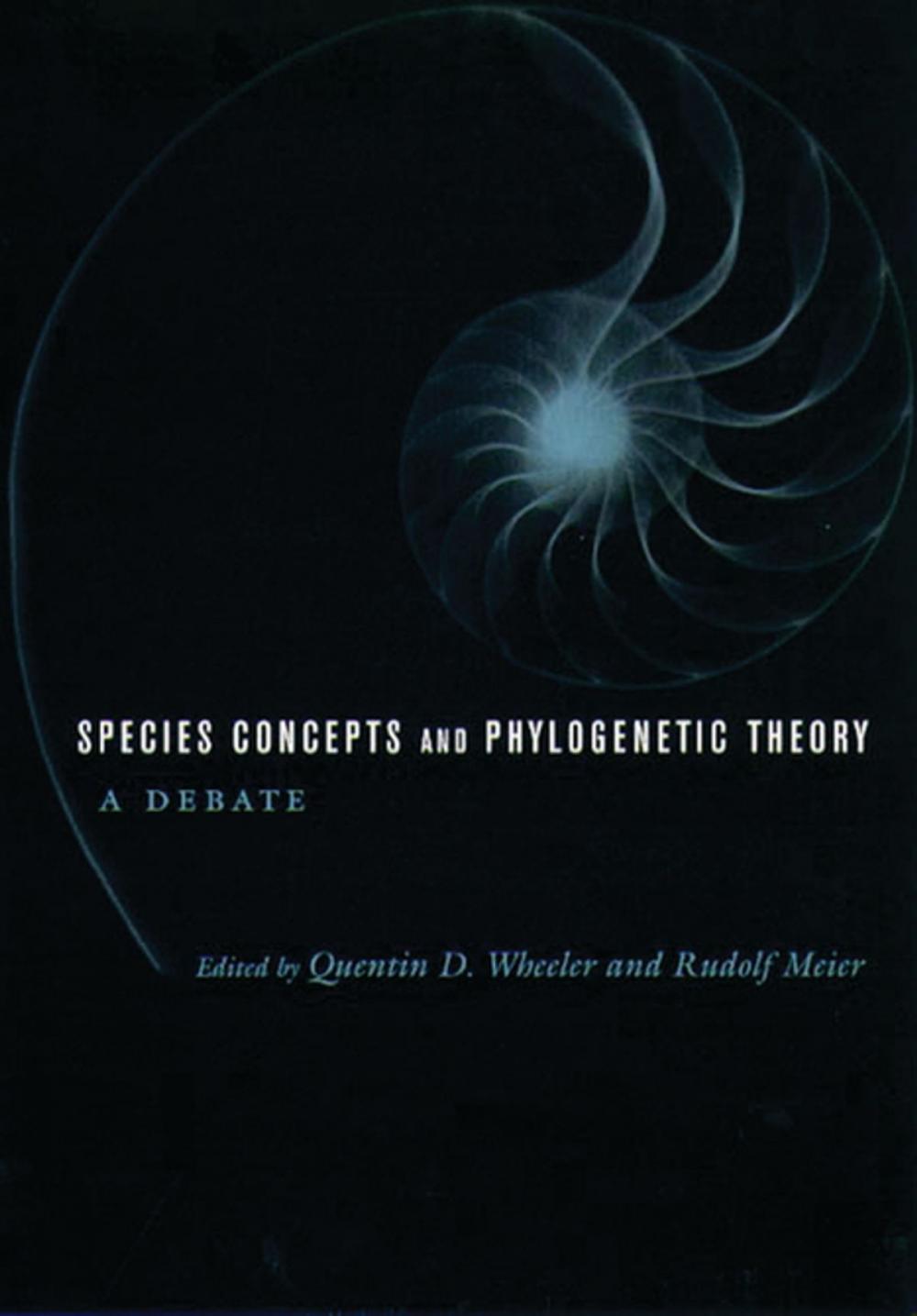 Big bigCover of Species Concepts and Phylogenetic Theory