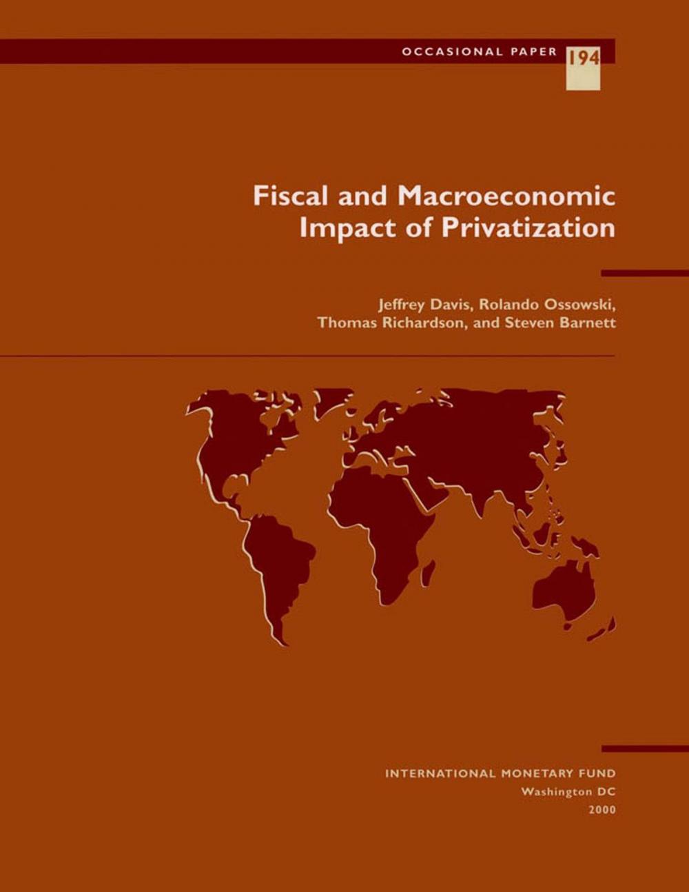 Big bigCover of Fiscal and Macroeconomic Impact of Privatization