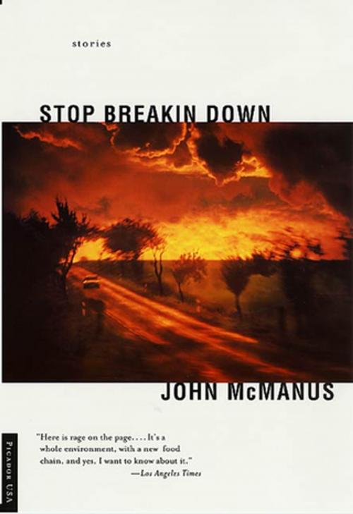 Cover of the book Stop Breakin Down by John McManus, Picador