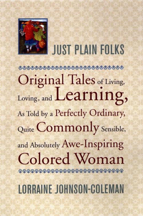 Cover of the book Just Plain Folks by Lorraine Johnson-Coleman, Little, Brown and Company