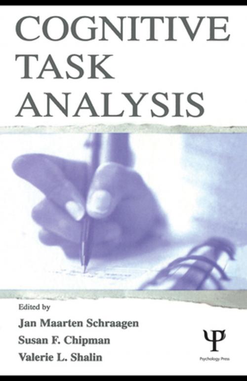 Cover of the book Cognitive Task Analysis by , Taylor and Francis