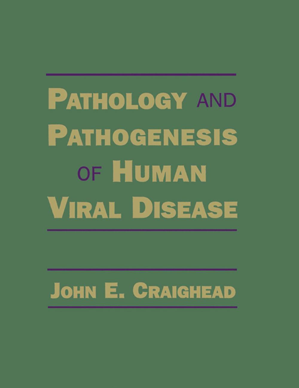 Big bigCover of Pathology and Pathogenesis of Human Viral Disease