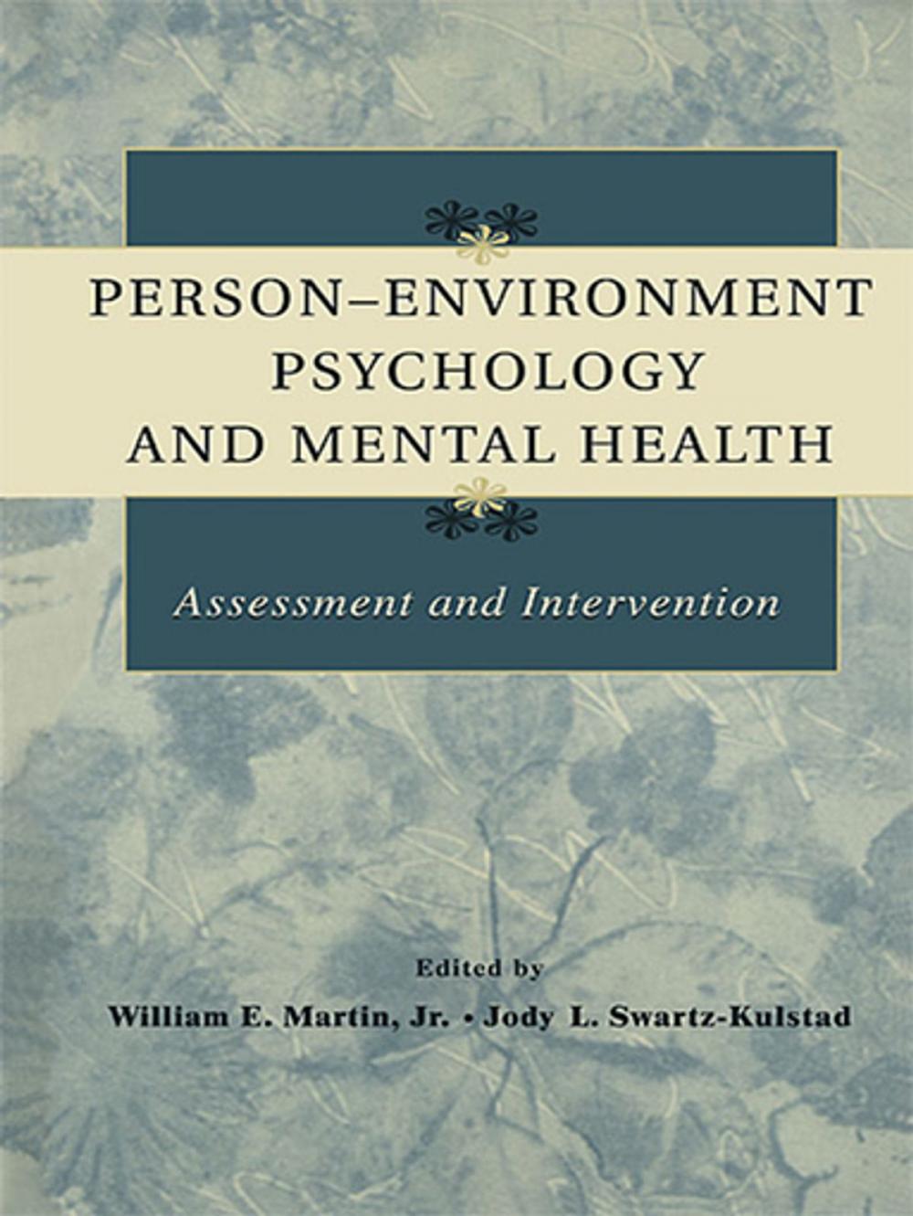 Big bigCover of Person-Environment Psychology and Mental Health