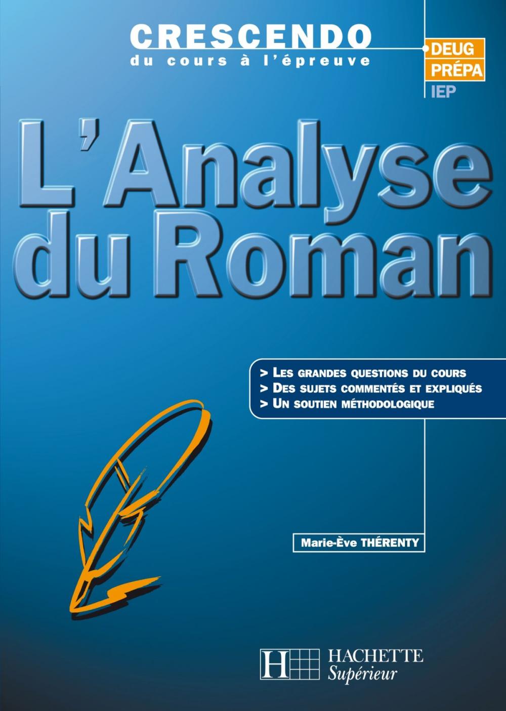 Big bigCover of L'analyse du roman - Edition 2000